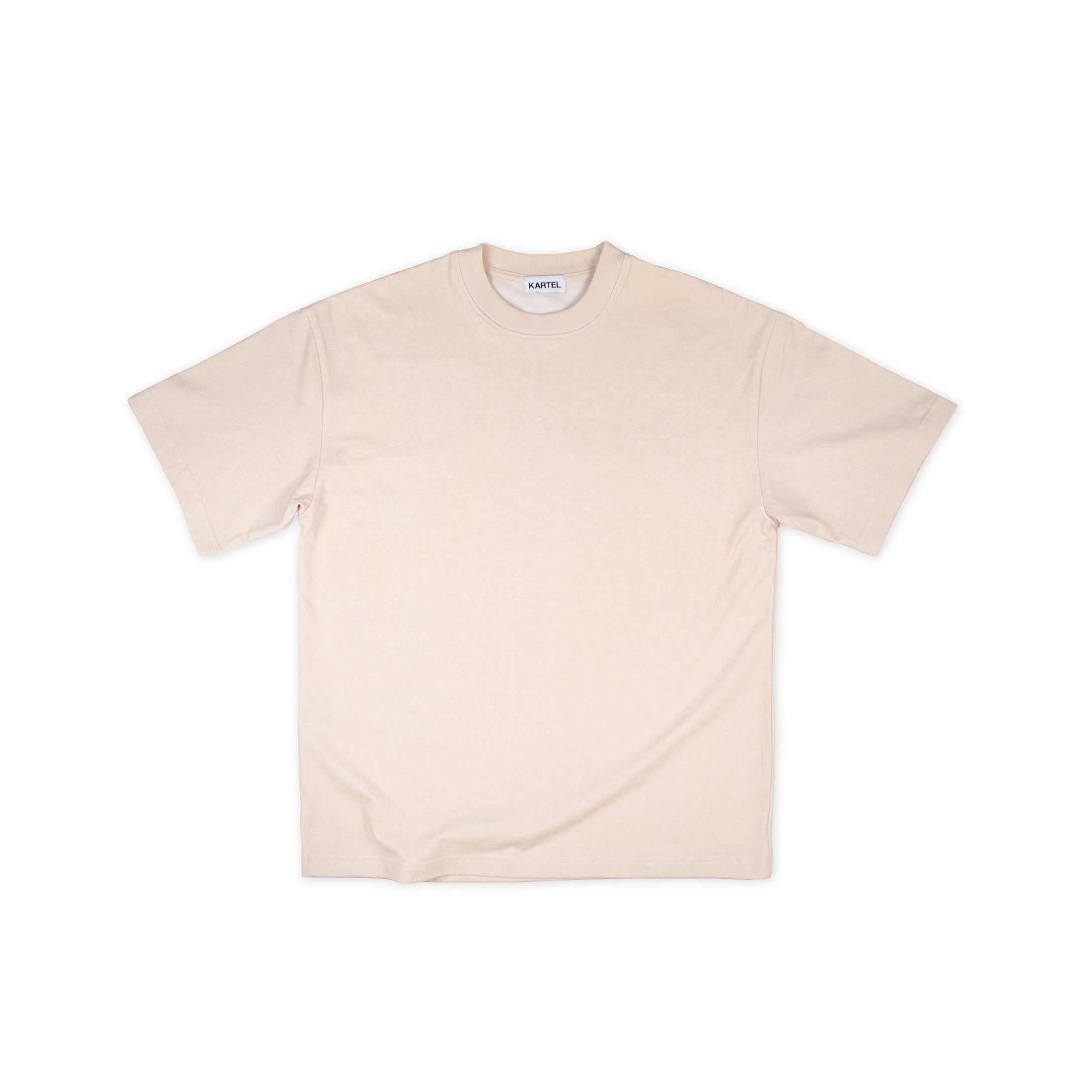 Light Beige Blank Vintage T-Shirt - KARTEL