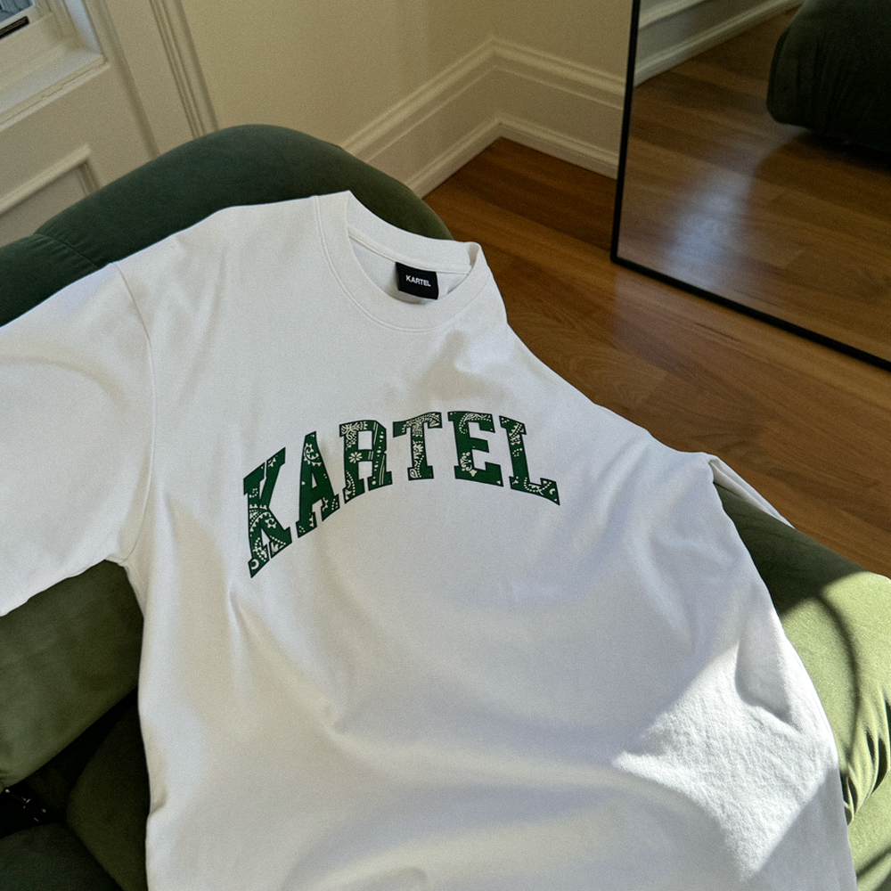 Paisley Logo Oversized T-Shirt - KARTEL