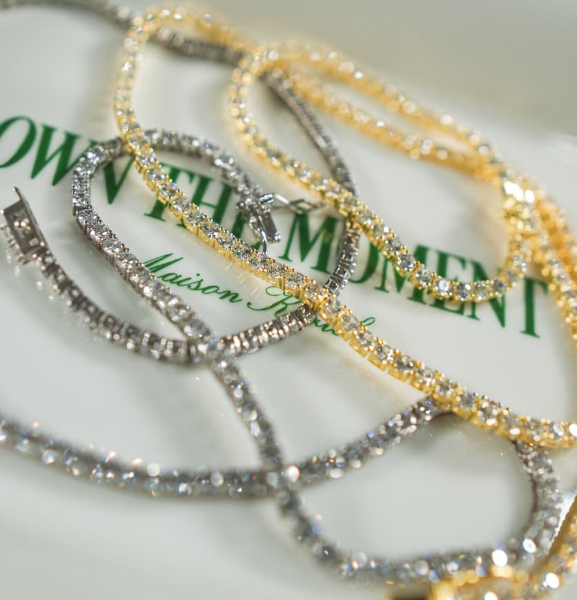 Diamond Tennis Necklace - 3mm – MAISON KARTEL